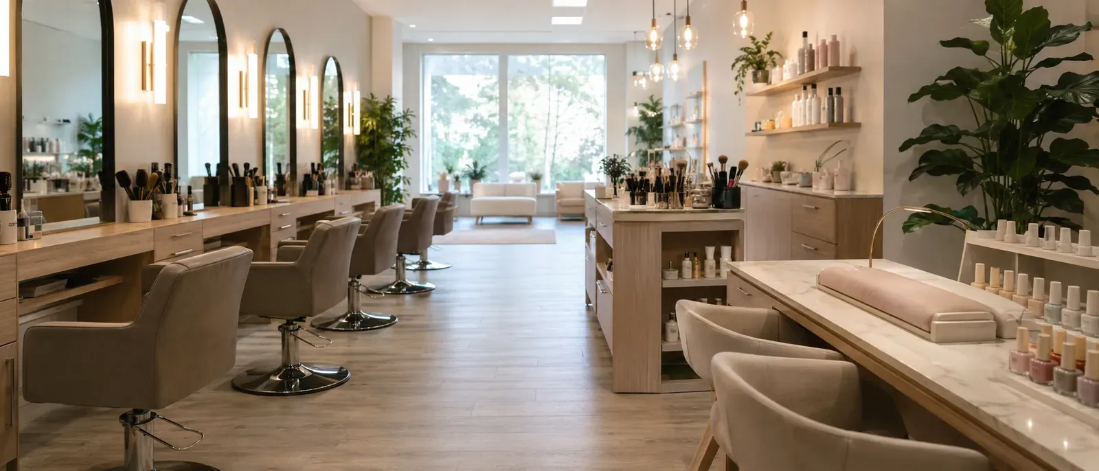 Website for hair and beauty salons: appointments around the clock