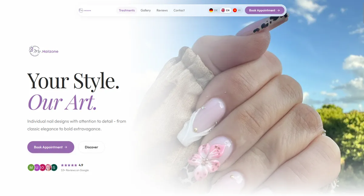 MT NailZone · Nail Studio